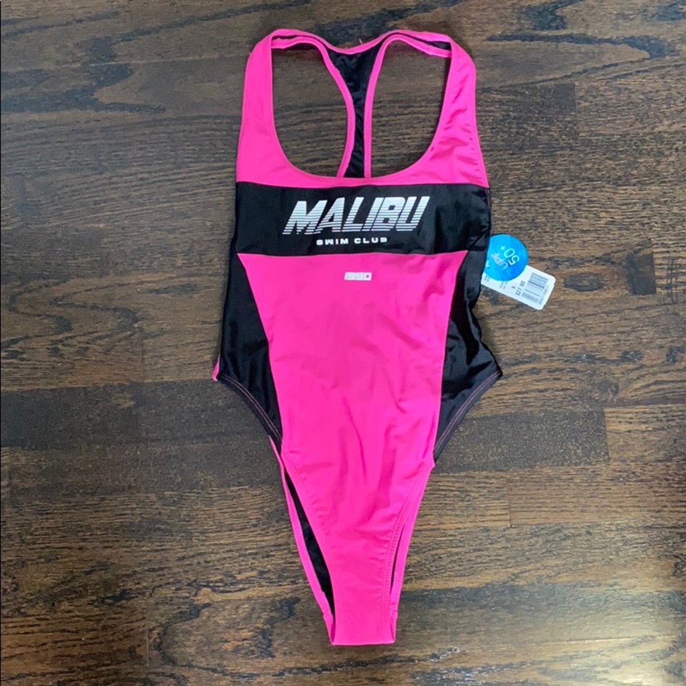 High Cut One Piece Swimsuit